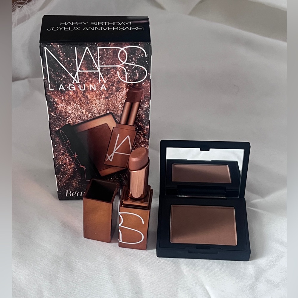 NARS Laguna Bronzer and Lipstick Duo - Tan and Brown MINI SET